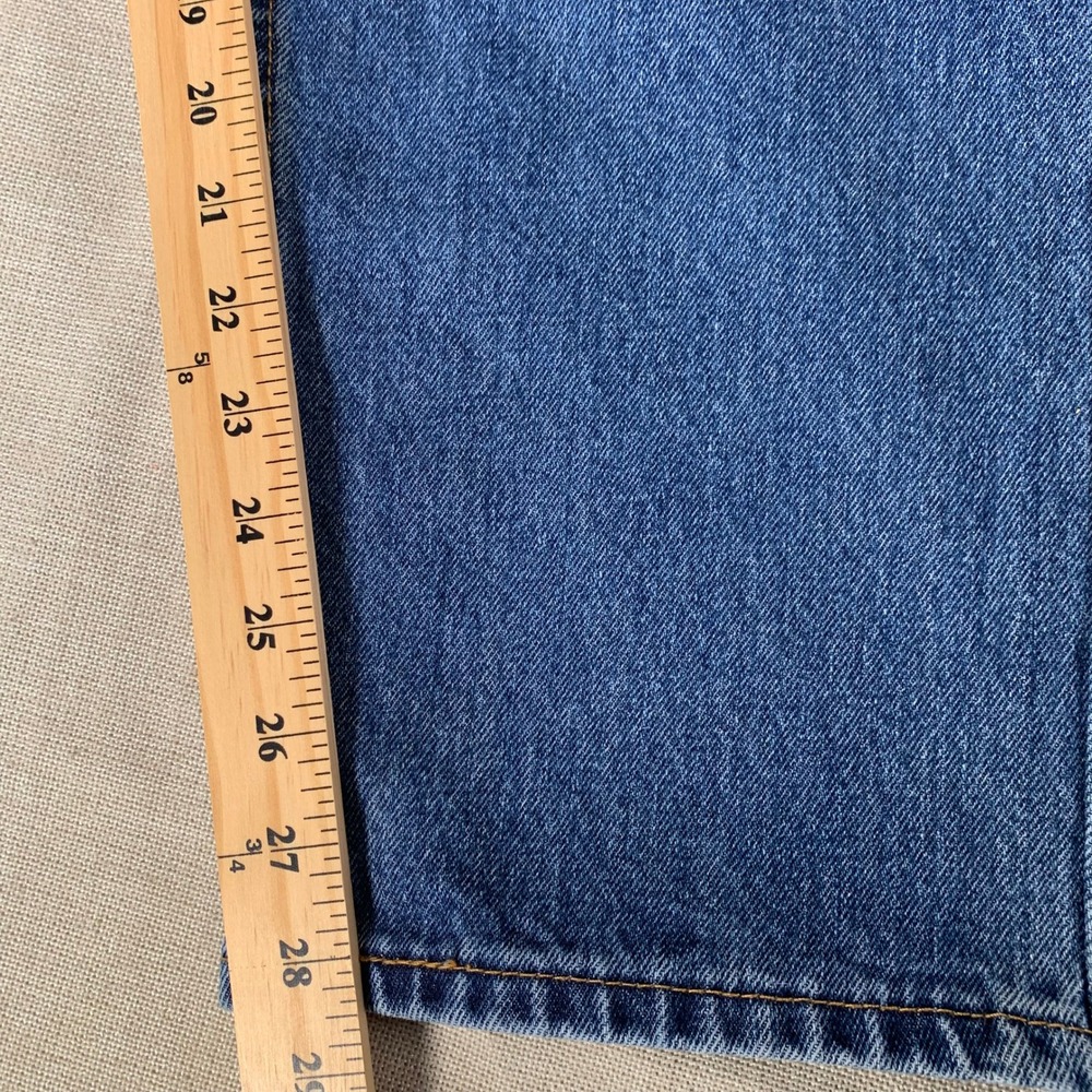 Levi Strauss 505 Jeans Mens W38‎ L30 See Pics Blue Straight Fit Denim Classic - Picture 6 of 11
